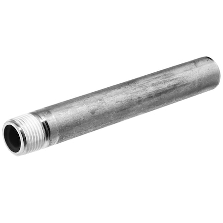 Usa Industrials 304SS Sch40 - Pipe Nipple (One End) w Sealant - 1/8" MNPT - 4" L ZUSA-PF-1741